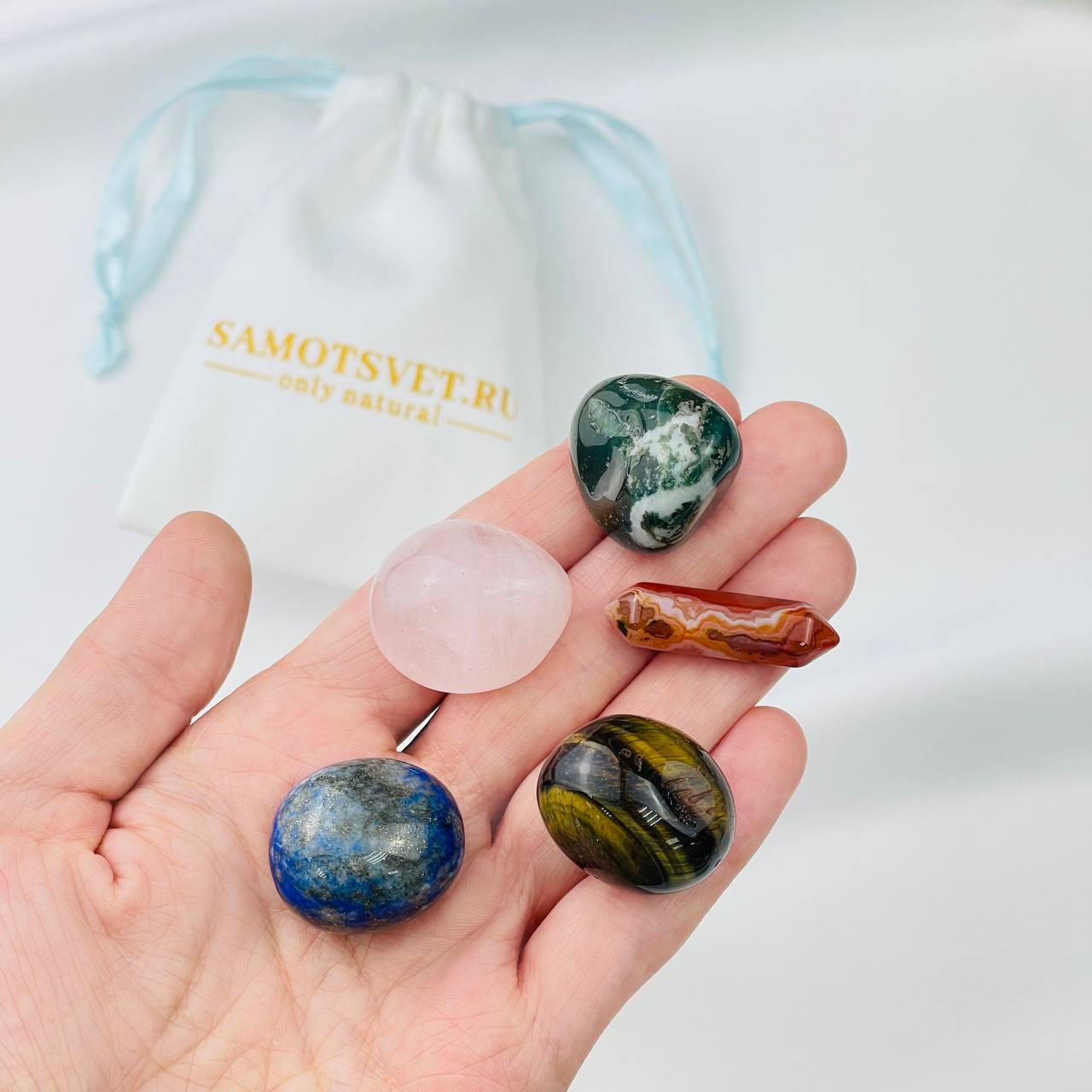 Набор камней "Сила Земли": Заземлитесь и Обретите Устойчивость! - изображение товара №1