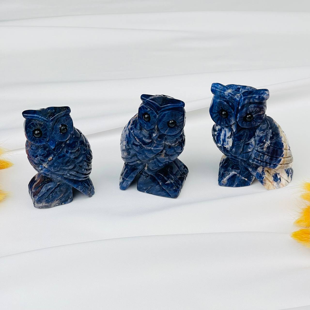 Фигурка "Сова" из Содалита - изображение товара №1