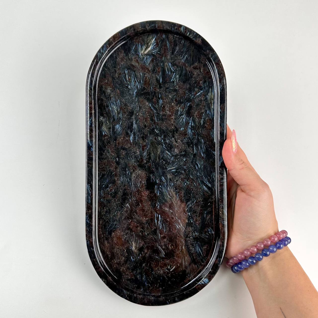 Блюдо из Арфведсонита (Нуумит) - изображение товара №3