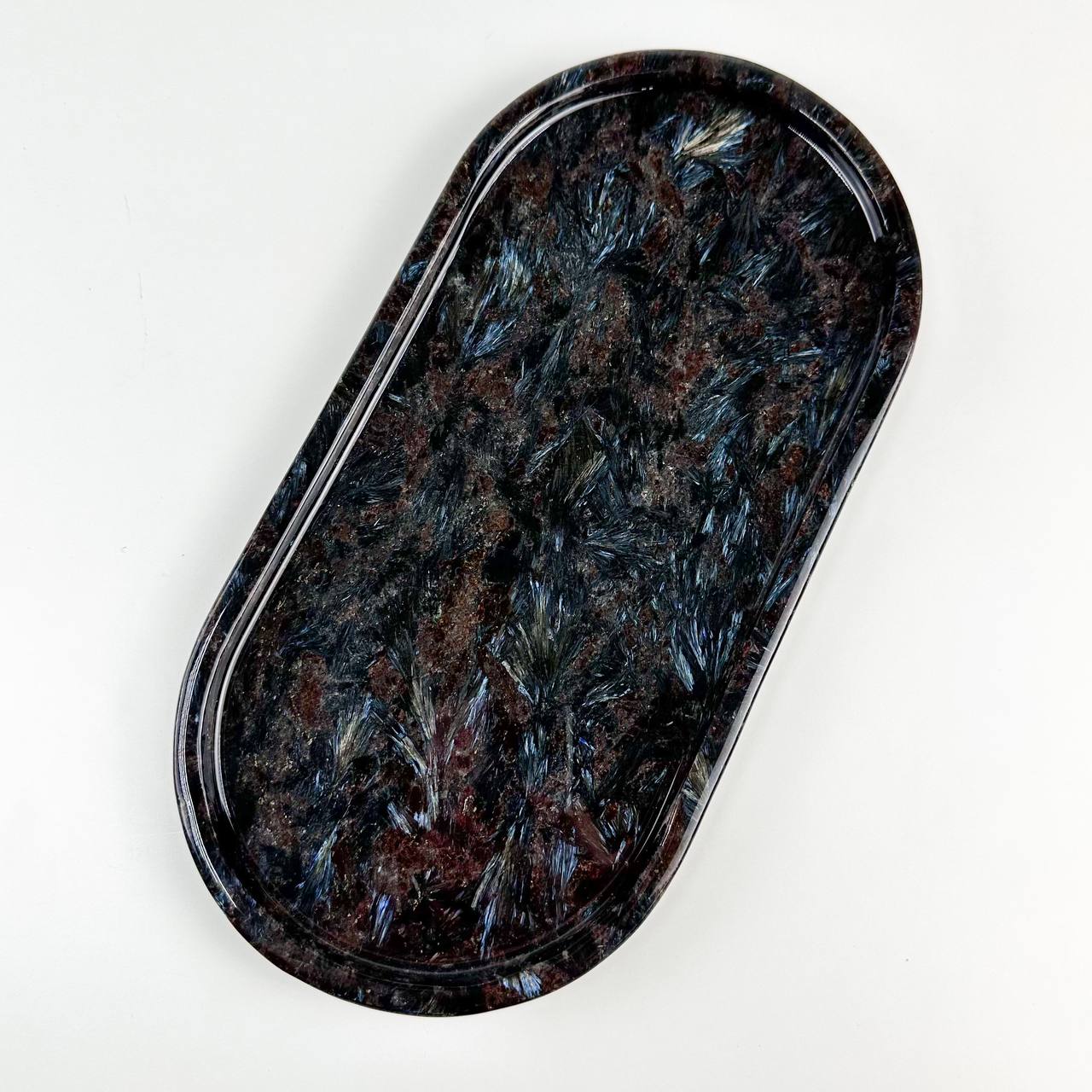 Блюдо из Арфведсонита (Нуумит) - изображение товара №0