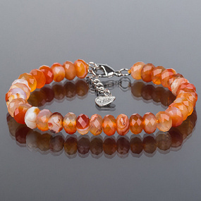 Браслет из Сардоникса, Артикул: 080682 - изображение товара №1