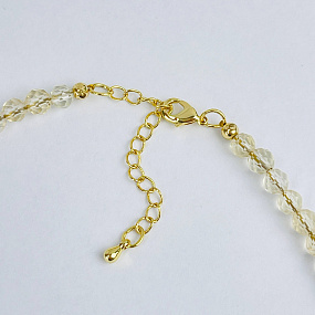 Колье из Цитрина, Артикул: 087231 - изображение товара №2