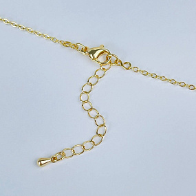 Кулон на цепочке из Лунного камня, Артикул: 118549 - изображение товара №3