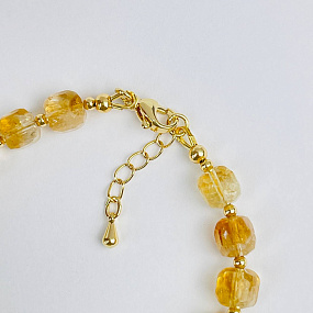 Браслет из Цитрина со вставкой, Артикул: 118254 - изображение товара №3