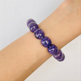 Браслет из Чароита, Артикул: 115855 - изображение товара №1