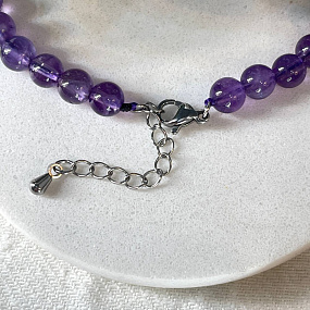Браслет из Аметиста, Артикул: 099153 - изображение товара №3