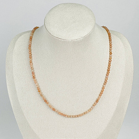 Бусы из Лунного камня, Артикул: 100851 - изображение товара №1