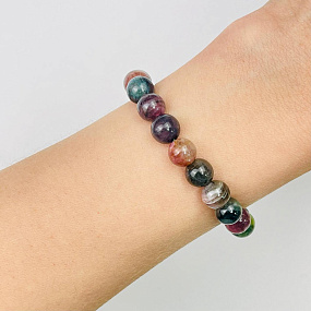 Браслет из Турмалина микс, Артикул: 075643 - изображение товара №1