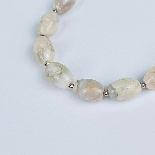 Браслет из цветочного Агата, Артикул: 118242 - изображение товара №4