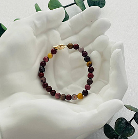 Браслет со вставкой из Яшмы (Мукаит)