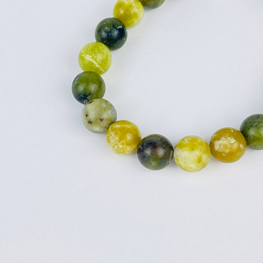 Браслет из Змеевика, Артикул: 117194 - изображение товара №3