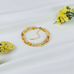 Браслет из Цитрина, Артикул: 116995 - изображение товара №2