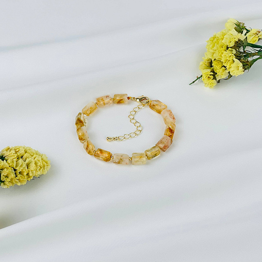 Браслет из Цитрина, Артикул: 116995 - изображение товара №2