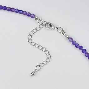 Колье из Аметиста, Артикул: 075928 - изображение товара №3