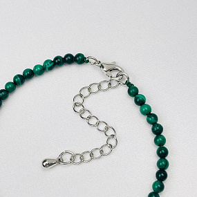 Браслет из Малахита, Артикул: 074686 - изображение товара №4