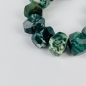 Браслет из Мохового агата, Артикул: 116874 - изображение товара №3