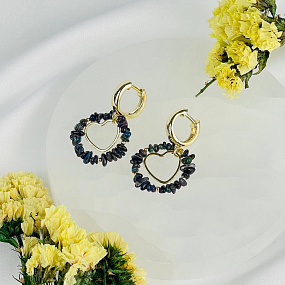 Серьги из Опала, Артикул: 117221 - изображение товара №2