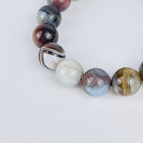 Браслет из ботсванского Агата, Артикул: 090701 - изображение товара №3