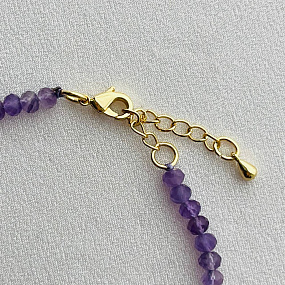 Браслет из Аметиста огранка, Артикул: 099728 - изображение товара №4