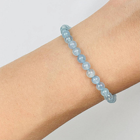 Браслет детский из Аквамарина