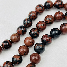 Бусины для украшений из Обсидиана, Артикул: 088819 - изображение товара №2