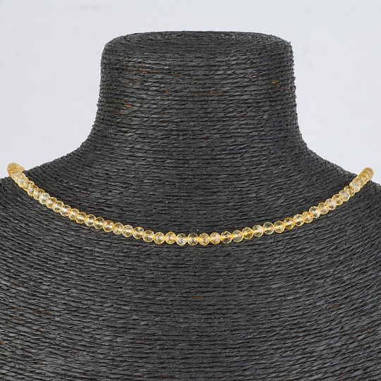 Колье из Цитрина, Артикул: 078470 - изображение товара №1