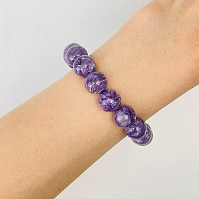 Браслет из Чароита, Артикул: 115889 - изображение товара №1