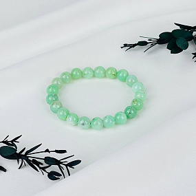 Браслет из Хризопраза, Артикул: 112662 - изображение товара №2