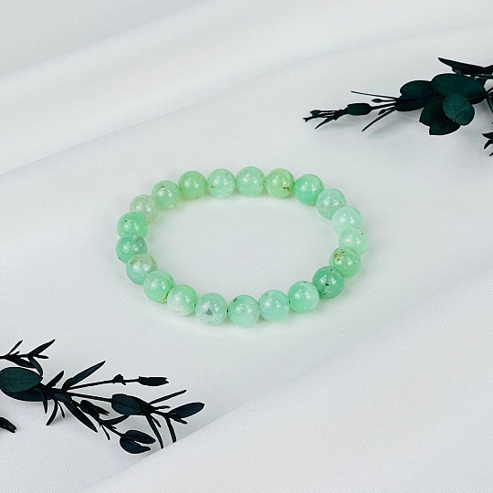 Браслет из Хризопраза, Артикул: 112662 - изображение товара №2