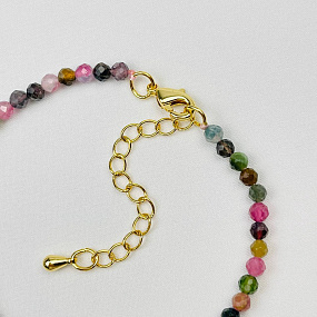 Браслет из Турмалина микс, Артикул: 108652 - изображение товара №4