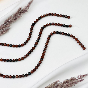 Бусины для украшений из Обсидиана, Артикул: 050182 - изображение товара №3