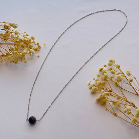 Кулон на цепочке из Лабрадора, Артикул: 101126 - изображение товара №5