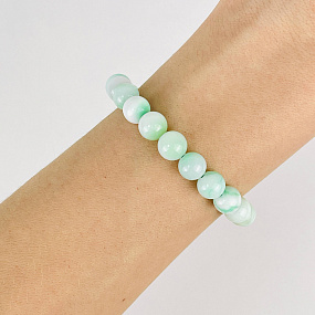 Браслет из Хризопраза, Артикул: 112650 - изображение товара №1