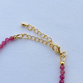 Браслет из Турмалина микс, Артикул: 101148 - изображение товара №4