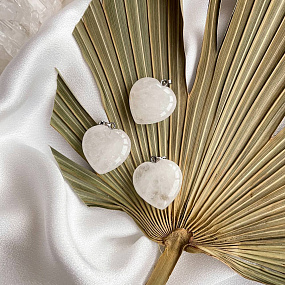 Кулон "Сердце" из Горного Хрусталя, Артикул: 094637 - изображение товара №1