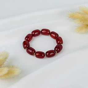 Браслет из Сердолика, Артикул: 117384 - изображение товара №2