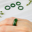 Кольцо цельное из Нефрита