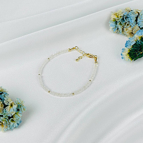 Браслет из Лунного камня, Артикул: 118263 - изображение товара №2