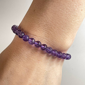 Браслет из Аметиста, Артикул: 099153 - изображение товара №4