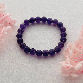 Браслет из Аметиста, Артикул: 077532 - изображение товара №4
