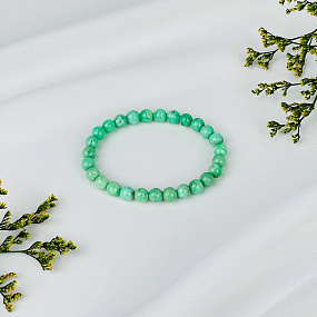 Браслет из Хризопраза, Артикул: 112646 - изображение товара №2