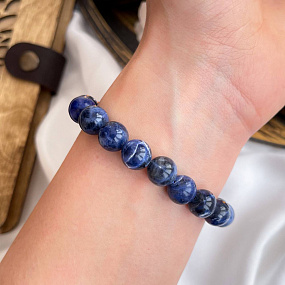 Браслет из Содалита, Артикул: 077558 - изображение товара №2