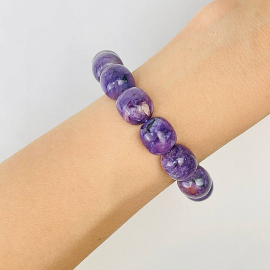 Браслет из Чароита, Артикул: 115858 - изображение товара №1