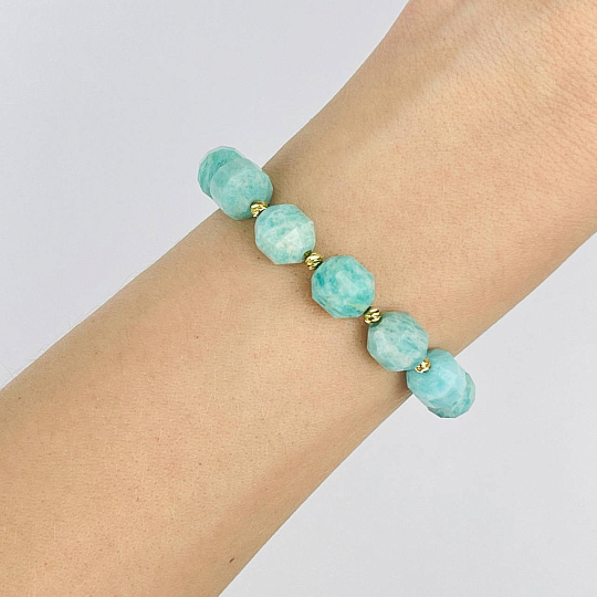 Браслет регулируемый из Амазонита, Артикул: 118539 - изображение товара №2