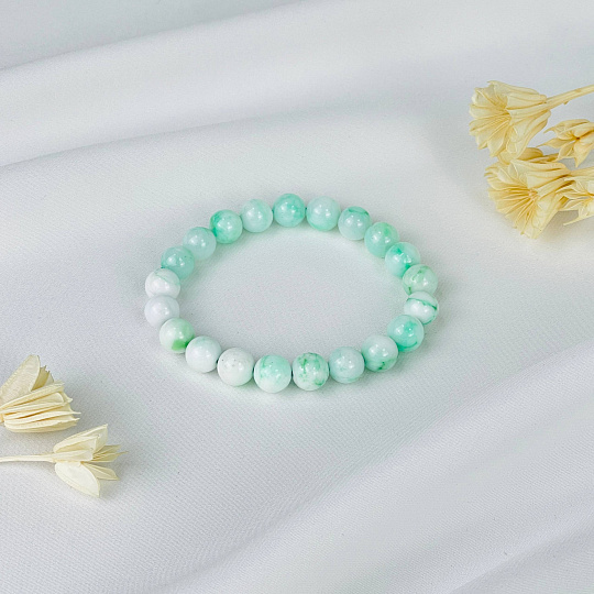 Браслет из Хризопраза, Артикул: 112647 - изображение товара №2