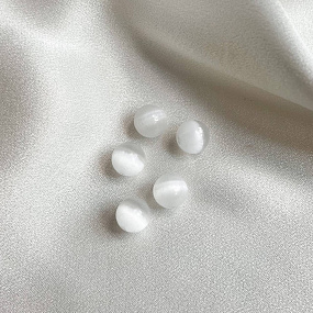 Бусины для украшений из Селенита (5 шт), Артикул: 096437 - изображение товара №2