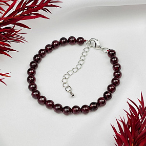 Браслет из Граната (Пироп), Артикул: 076846 - изображение товара №1