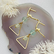Серьги из Флюорита