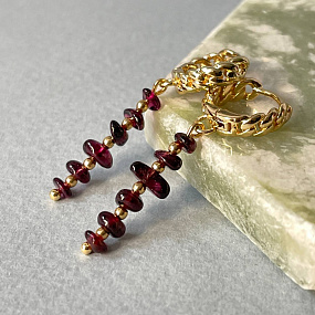 Серьги из Граната