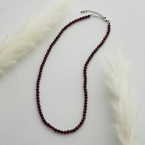 Колье из Граната (Пироп), Артикул: 080840 - изображение товара №1